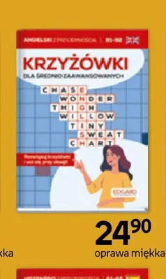 Książka Angielski Krzyżówki dla średnio zaawansowanych Edgard promocja w Empik