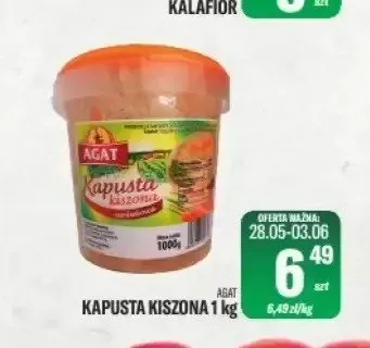 Kapusta kiszona Agat promocja w Tomi Markt