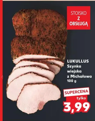 Szynka wiejska z Michałowa Lukullus promocja w Kaufland