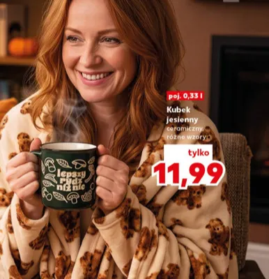 Kubek jesienny ceramiczny 0,33 l promocja w Kaufland