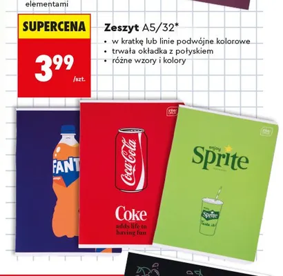 Zeszyt A5 32 kartki Interdruk promocja w Biedronka