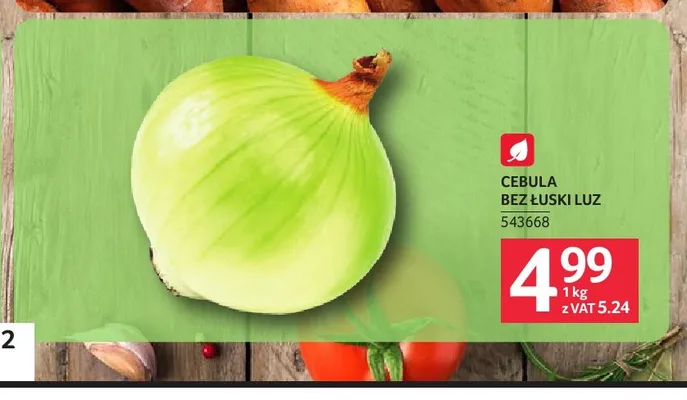 Cebula bez łuski promocja w Selgros