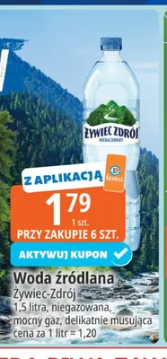 Woda źródlana Żywiec-Zdrój 1,5l promocja w Leclerc