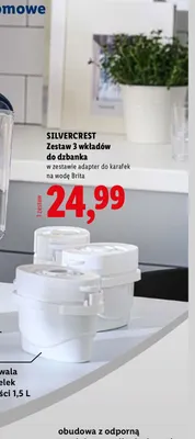 Zestaw 3 wkładów do dzbanka Silvercrest promocja w Lidl