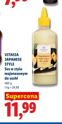 Sos w stylu majonezowym do sushi Vitasia Japanese Style promocja w Lidl