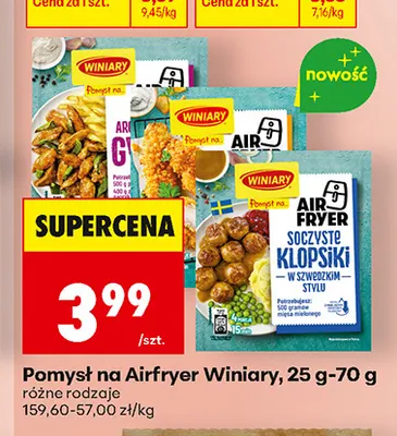 Pomysł na Airfryer Winiary promocja w Biedronka