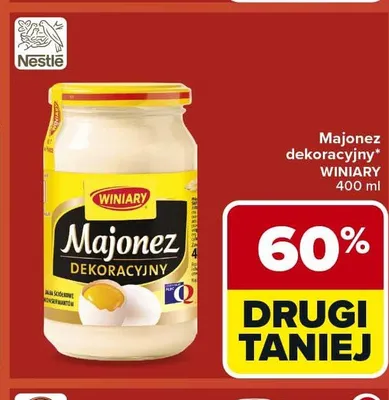 Majonez dekoracyjny Winiary promocja w Carrefour Market