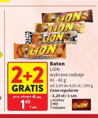 Baton Lion Standard promocja w Intermarche