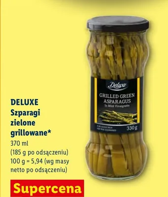 Szparagi zielone grillowane promocja w Lidl