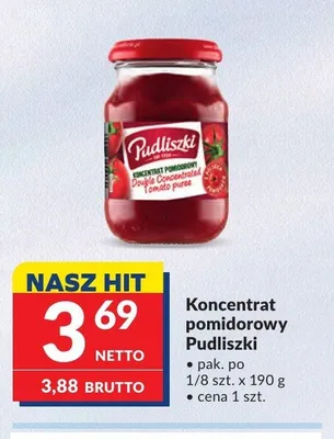 Koncentrat pomidorowy Pudliszki promocja w Makro
