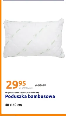 Poduszka bambusowa promocja w Action