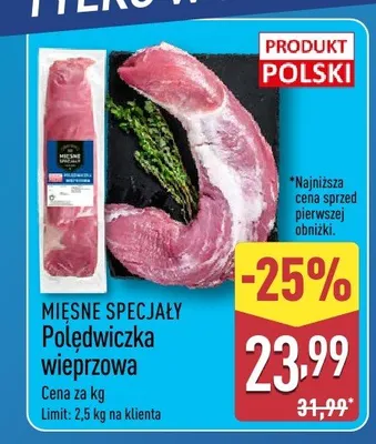 Polędwiczka wieprzowa promocja w Aldi