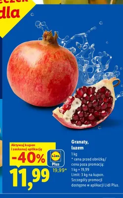 Granaty luzem promocja w Lidl