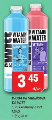 Woda witaminowa promocja w Chorten