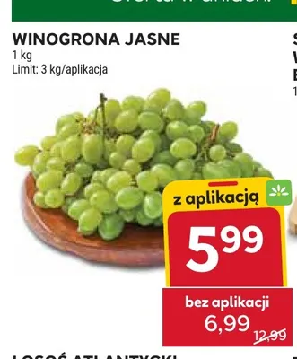 Winogrona jasne promocja w Stokrotka