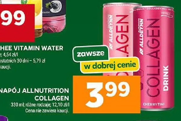 Napój allnutrition collagen drink promocja w Stokrotka
