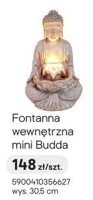 Fontanna wewnętrzna mini Budda promocja w Castorama