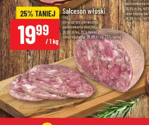 Salceson włoski promocja w POLOmarket