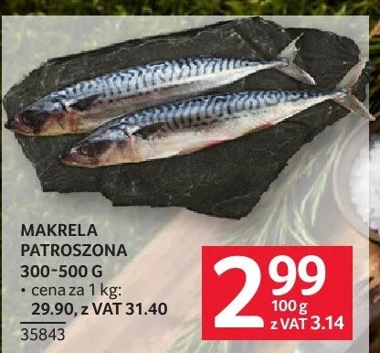Makrela patroszona promocja w Selgros