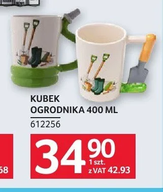Kubek ogrodnika 400 ml promocja w Selgros