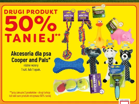 Akcesoria dla psa Cooper and Pals promocja w POLOmarket