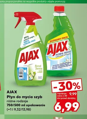 Płyn do mycia szyb Ajax Floral Fiesta promocja w Kaufland