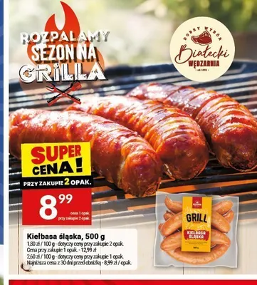 Kiełbasa śląska Białecki Wędzarnia promocja w Twój Market