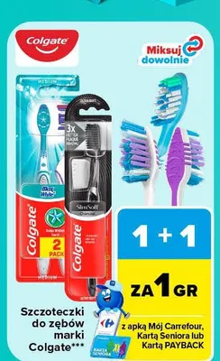 Szczoteczki do zębów Colgate promocja w Carrefour