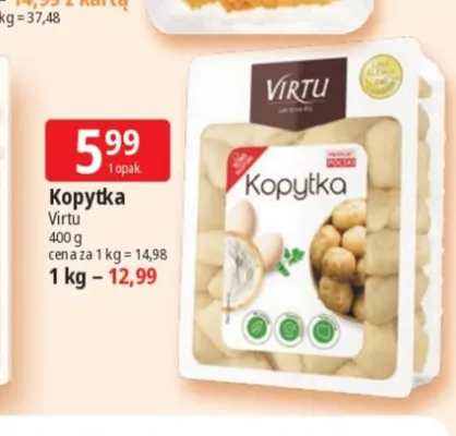 Kopytka Virtu promocja w Leclerc