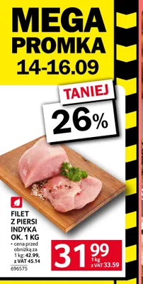 Filet z piersi indyka promocja w Selgros