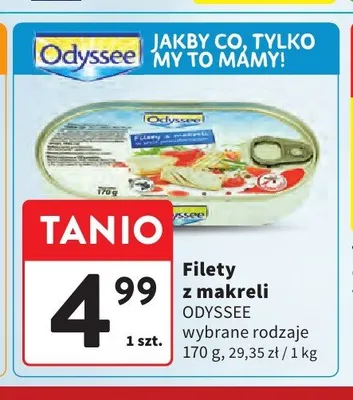 Filety z makreli Odyssee promocja w Intermarche