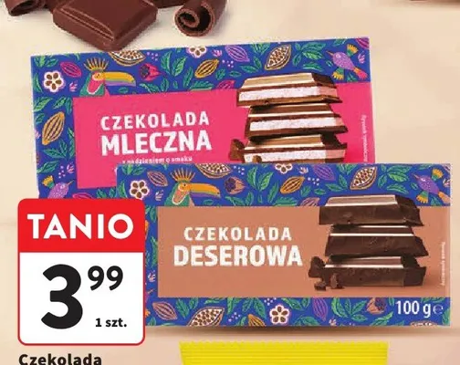 Czekolada deserowa promocja w Intermarche