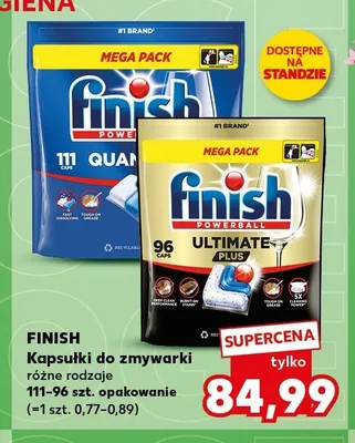 Kapsułki do zmywarki Finish Quantum promocja w Kaufland