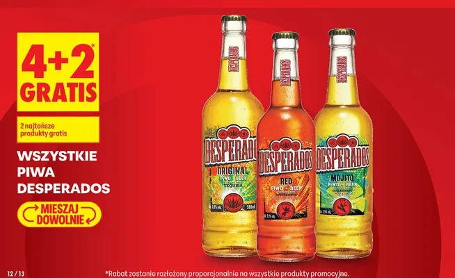 Piwo Desperados Red promocja w Biedronka