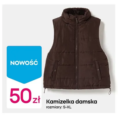 Kamizelka damska promocja w Pepco