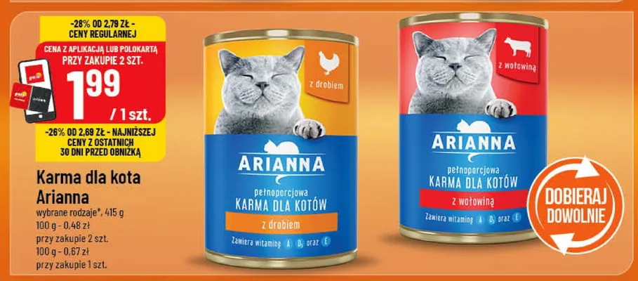 Karma dla kota promocja w POLOmarket