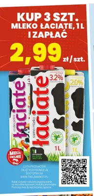 Mleko Łaciate 3,2% promocja w Twój Market