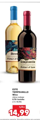Wino Este Tempranillo promocja w Kaufland