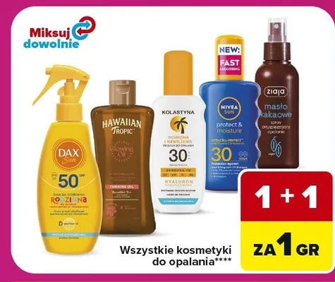 Kosmetyki do opalania promocja w Carrefour