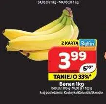 Banan promocja w Delfin