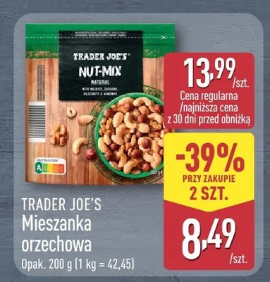 Mieszanka orzechowa promocja w Aldi