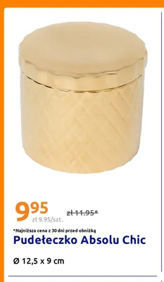 Pudełeczko Absolu Chic Ø12,5x9 cm promocja w Action