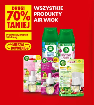 Wkład do automatycznego odświeżacza powietrza Air Wick Świeżość Letniego Poranka promocja w Biedronka