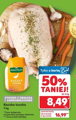 Kaczka tuszka promocja w Kaufland