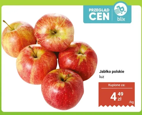 Jabłko polskie luz promocja w Biedronka
