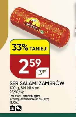 Ser salami Zambrów promocja w Chata Polska