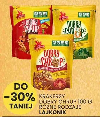 Krakersy dobry churup 100g różne rodzaje promocja w Wafelek