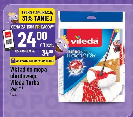 Wkład do mopa obrotowego Vileda Turbo 2w1 promocja w POLOmarket