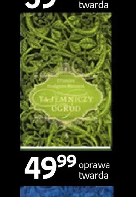 Książka Tajemniczy ogród Frances Hodgson Burnett oprawa twarda promocja w Empik