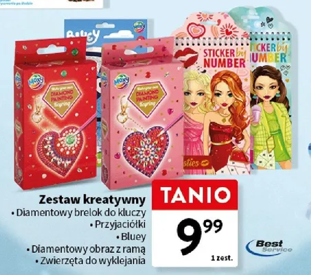 Zestaw kreatywny zwierzęta do wyklejania Best Service promocja w Intermarche